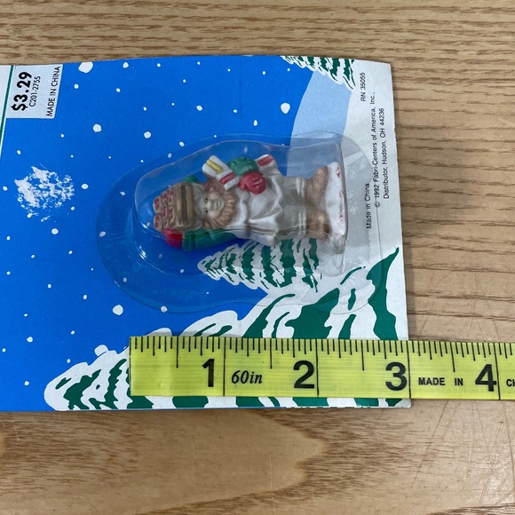 1992 Christmas Gnome Elf Baker Santa Village Fig #26381 Fabri-Centers of America - Picture 6 of 6